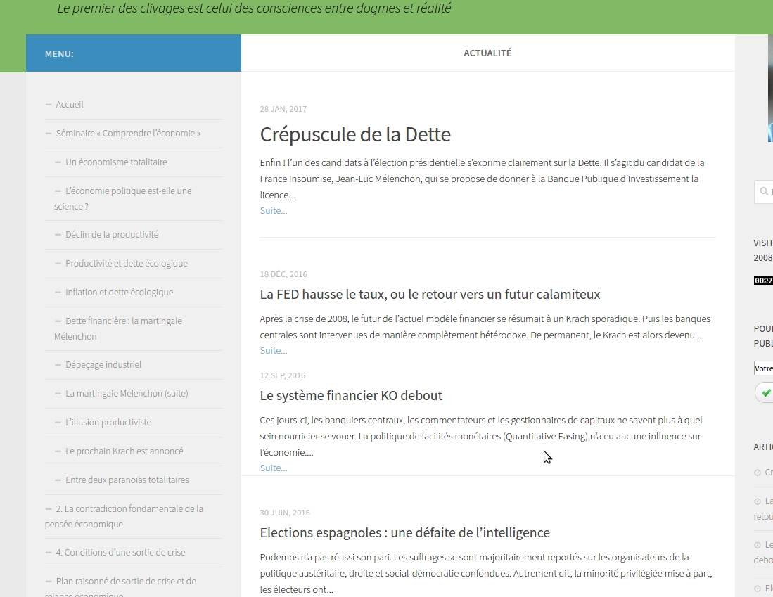Modernisation d’un blog