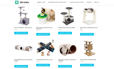 Création d’un site e-commerce d’accessoires pour chat