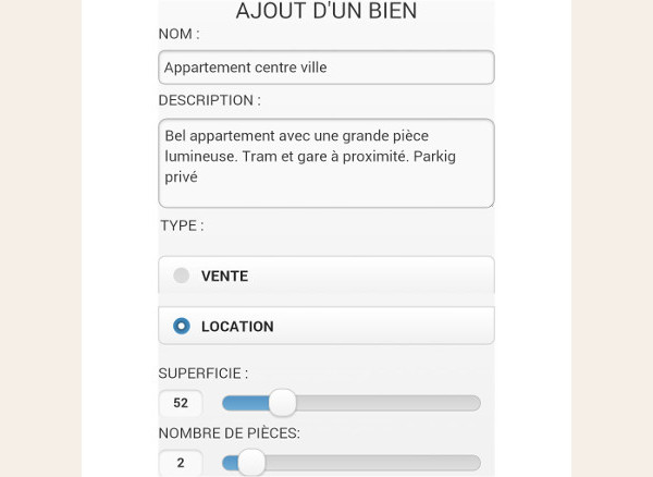 Développement d’une application mobile de gestion de biens