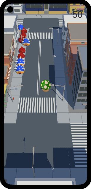 Développement d’un jeu mobile de survie